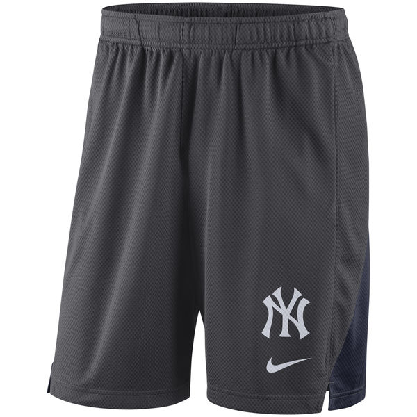 Men's New York Yankees Anthracite Franchise Performance Shorts